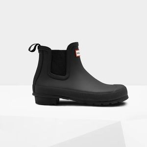 Women's Hunter Original Chelsea Boots: Black
